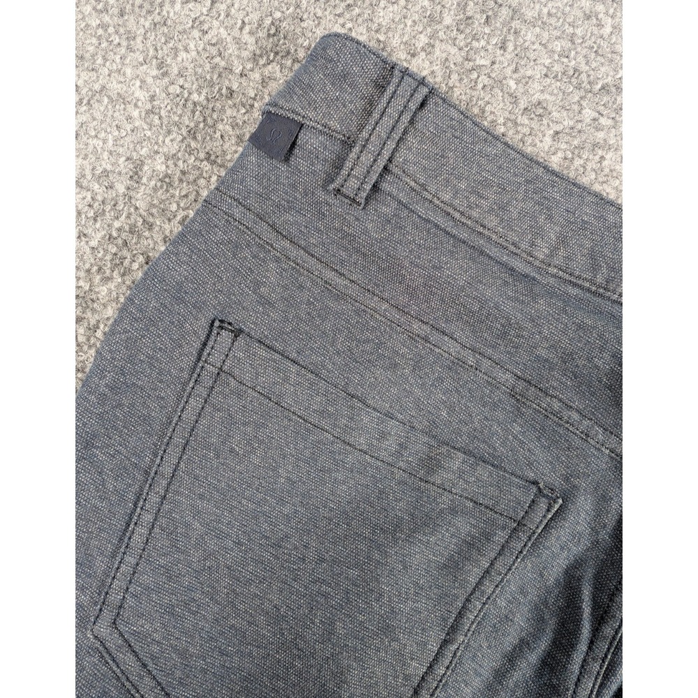 Lululemon ABC Pant Slim Mens 28 Blue Tech Canvas Casual Work Comfort